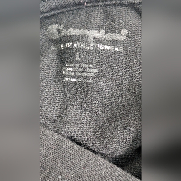 Champion Spellout Black hoodie Size Large Boy's Size - Picture 4 of 4